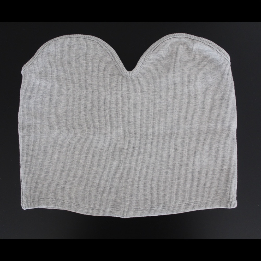 Zara grey crop top